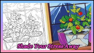 Relax and Color A Vibrant Tomato Plant in Nature