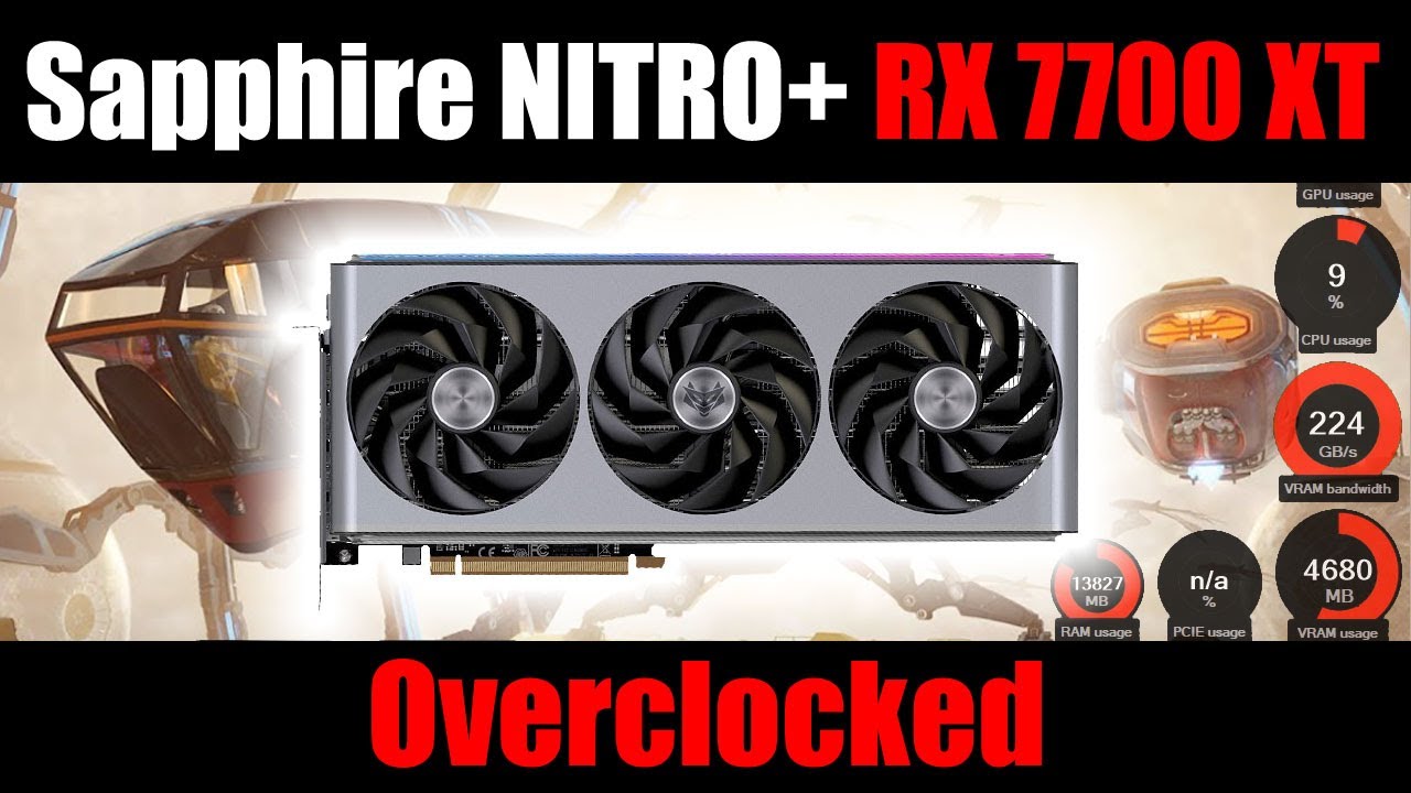 Sapphire NITRO+ RX 7700 XT 12G | Overclocked - YouTube