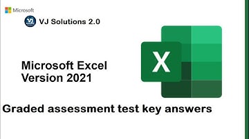 MS-EXCEL Advance graded assessment test #Key Answers || Naan Mudhalvan || #VJ Solutions 2.0