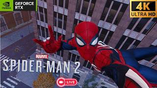 🔴 LIVE: Marvel's SPIDER-MAN 2 on PS5 PRO is INSANE! 🕷️ (4K 120FPS HDR)#SpiderMan2 #MarvelsSpiderMan2