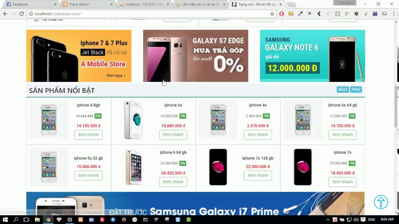 Bài 4 : Xây dựng website bán hàng . Thêm mới danh mục