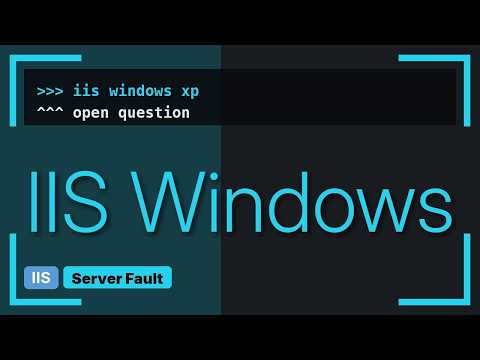 Error : IIS Admin Service is disabled? (2 Solutions!!)