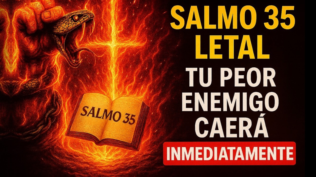 SALMO 35 EL MARTILLO de DIOS para ¡DEVOLVER MULTIPLICADO x7 BRUJERIA y ATAQUE MALIGNOS al REMITENTE