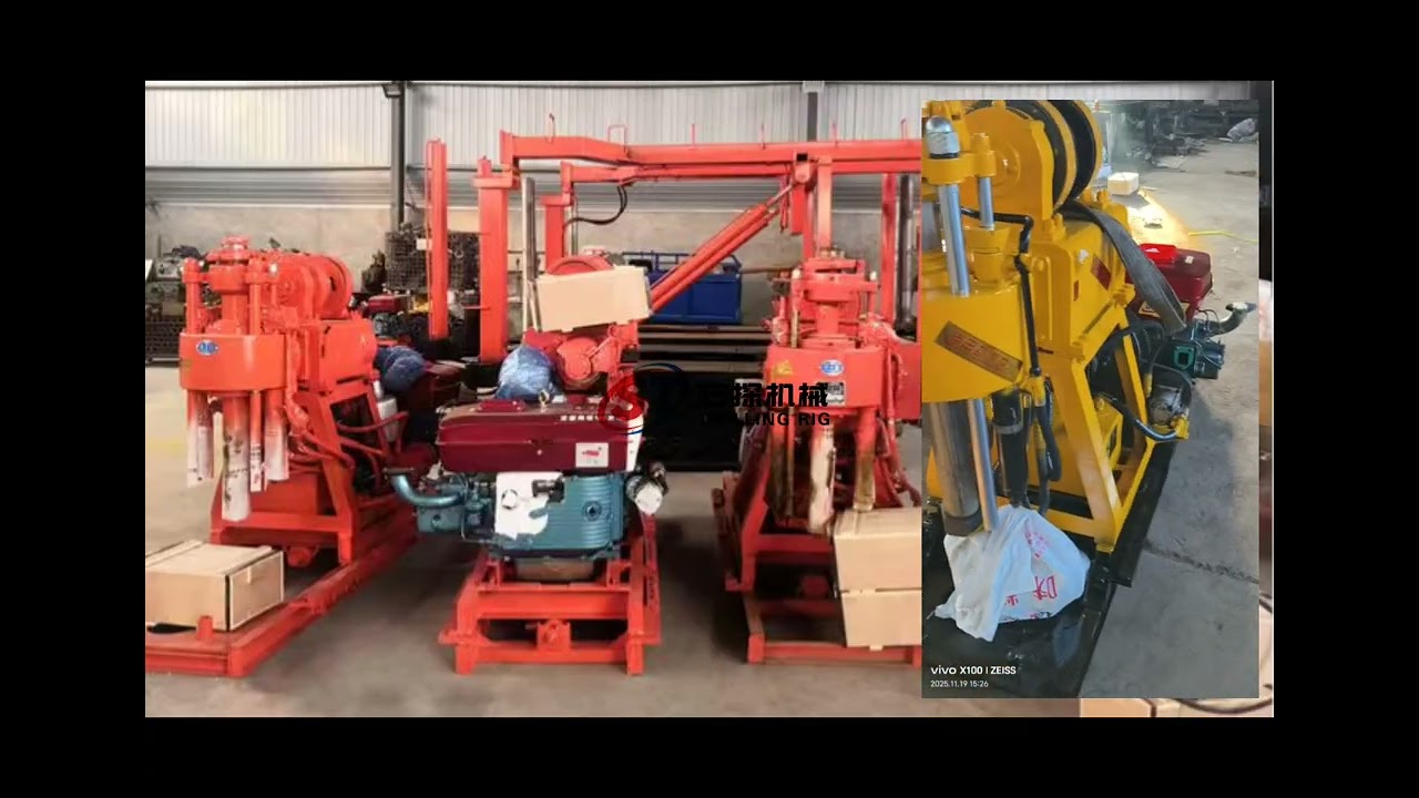 A Closer Look: GK 200 Core Drilling Rig 200m Depth Diesel Powered for Exploration