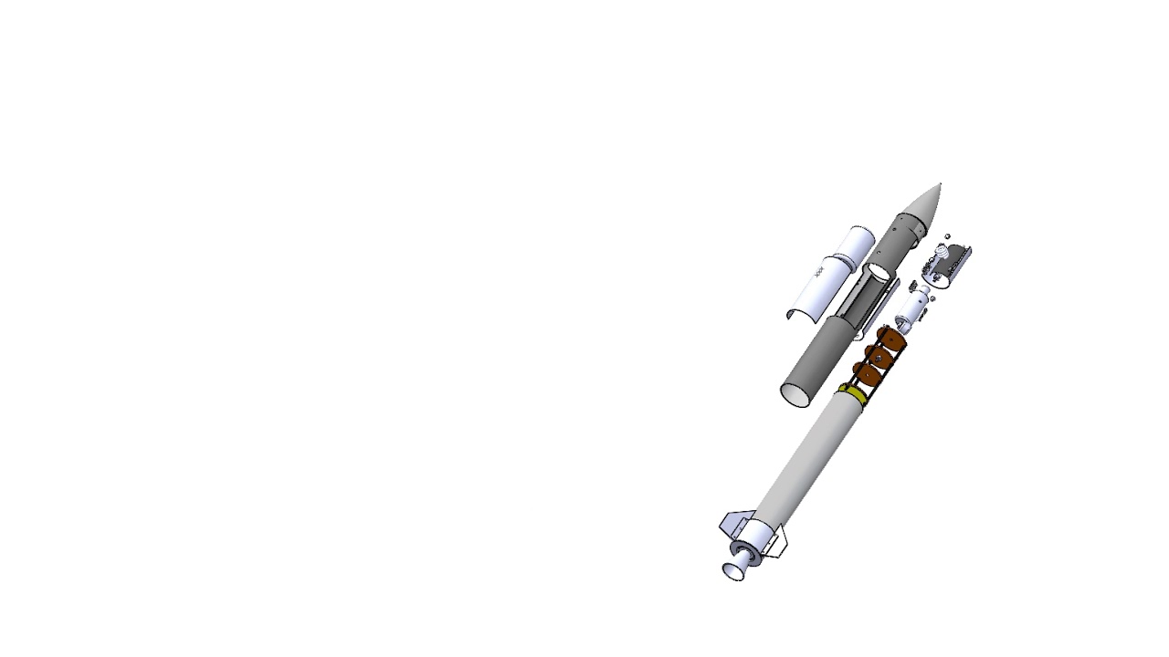 Solidworks Roket Gövdesi Patlatma