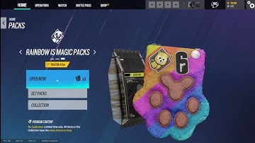 Rainbow Six Siege Commanding Force Bravo Pack Alpha Pack and Rainbow is Magic pack opening