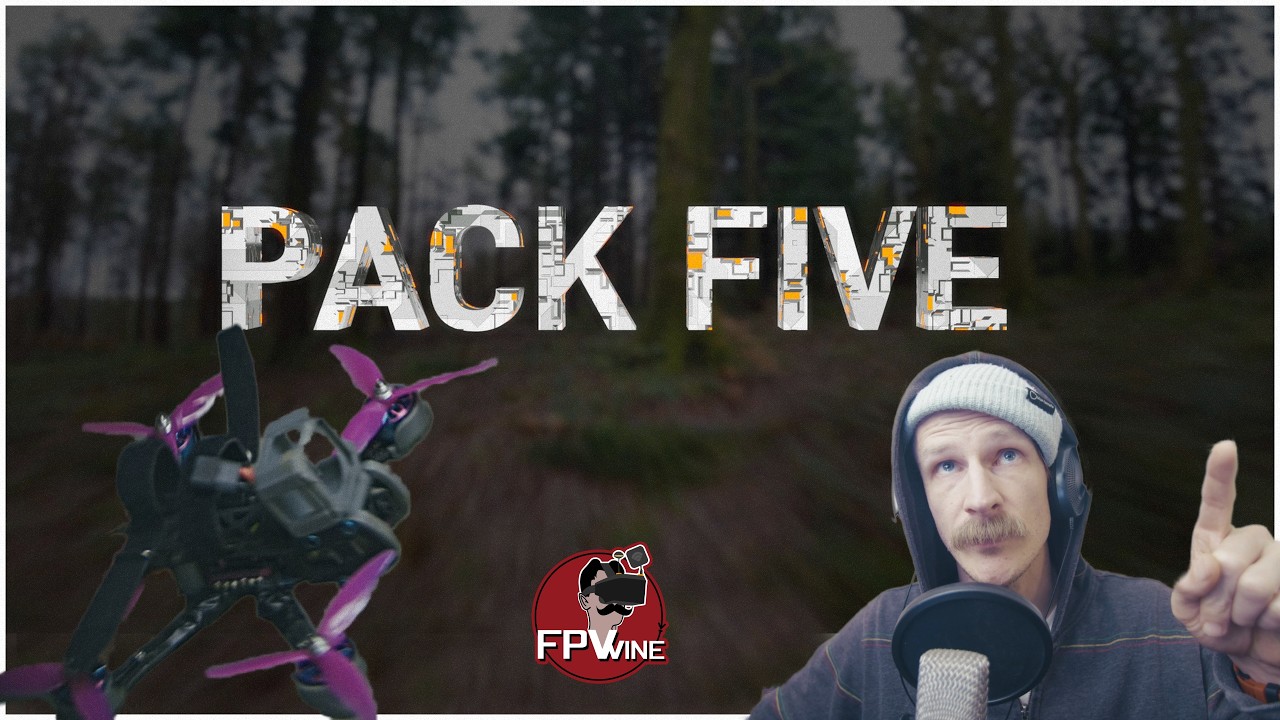 FPV Woods flying: 5 packs