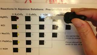 Precipitate Lab