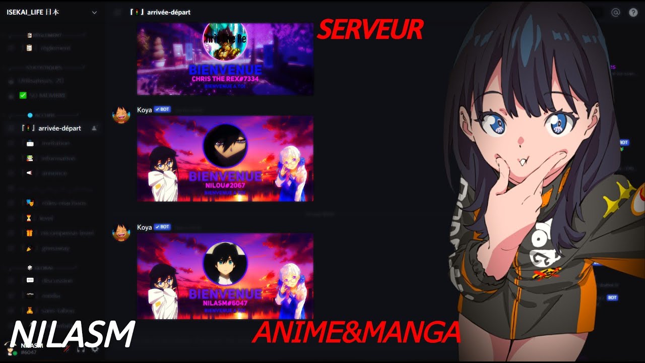 Serveur Discord Anime Manga Fr