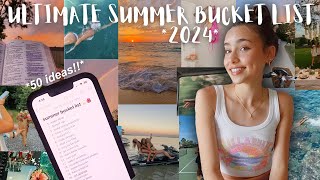 the ultimate summer bucket list!  *50 things to do in the summer*