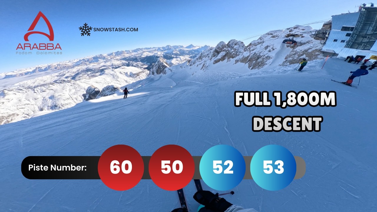 Full Marmolada Descent - Arabba, Italy