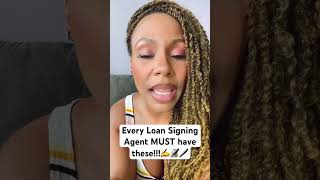 Every Loan Signing Agent MUST have these! #lsa #notary #loansigningagent