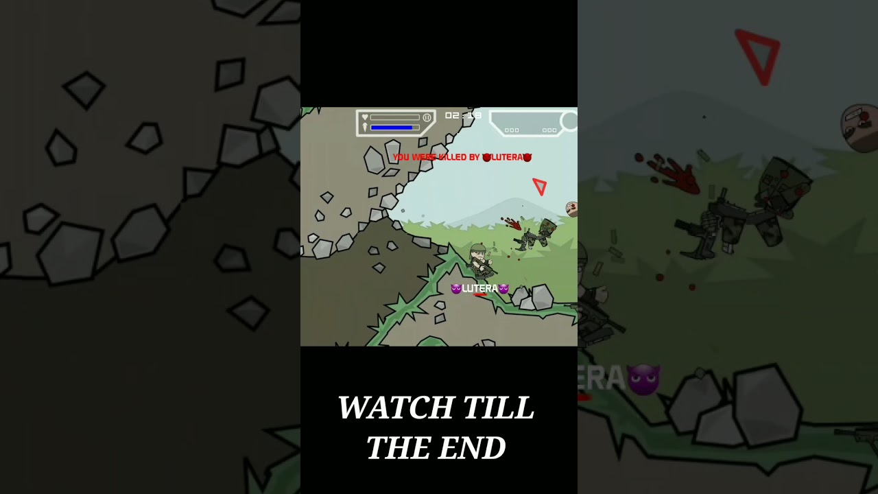 REVENGE (BADLA) STATUS | MINI MILITIA BEST 1VS2 CLUTCH WITH GRANADES LIKE HACKERS 