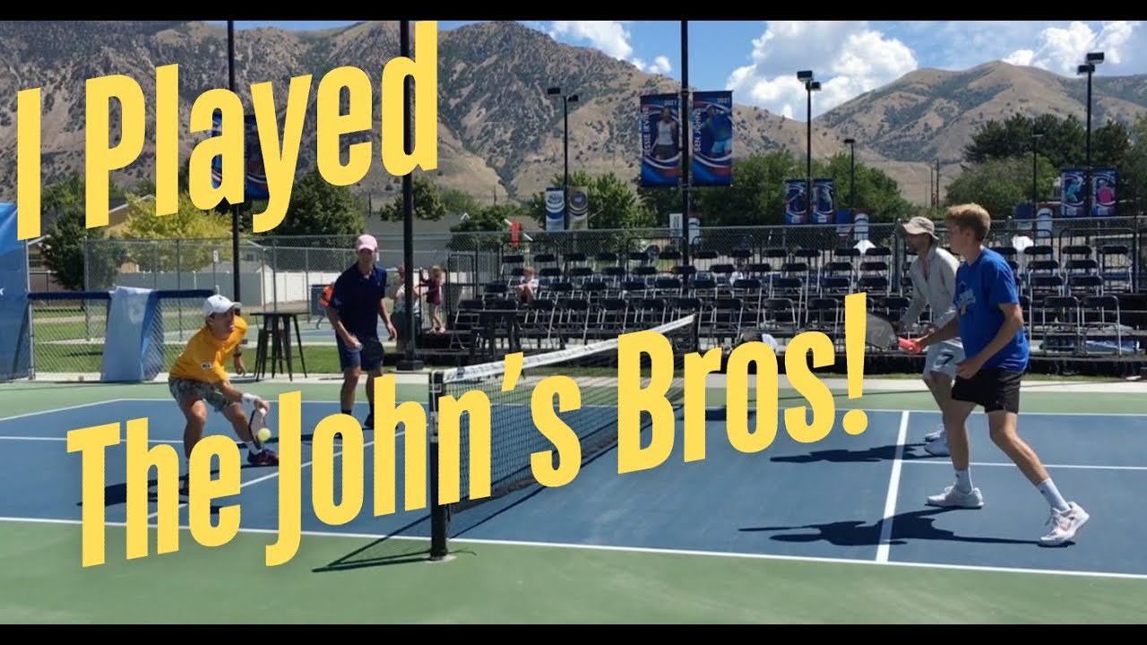I Played Pickleball with Ben & Collin Johns at 17 | Bucket-List ✅