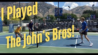 I Played Pickleball with Ben & Collin Johns at 17 | Bucket-List ✅