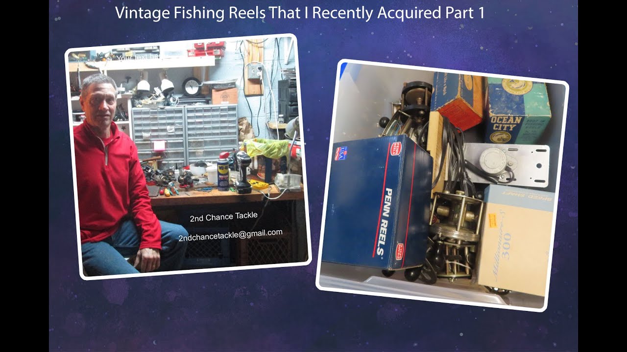 Vintage Fishing Reels That I recently Purchased Part 1 - YouTube