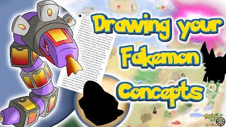 Drawing YOUR Fakemon ideas Part 2/?? | GEN 9 | Ep. 109 | Jermanzburg Region