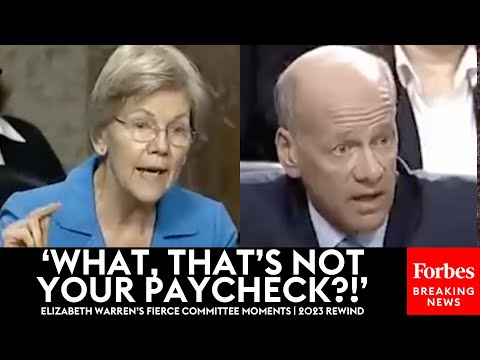 Watch Elizabeth Warren's Fiercest Moments In Banking And Finance Committees | 2023 Rewind