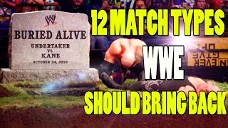 12 Match Types that WWE Should Bring Back Atleast Once