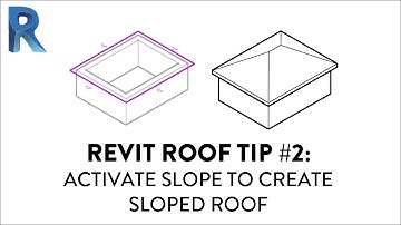 Revit Roof Tip #2 - Activate Slope To Create Sloped Roof