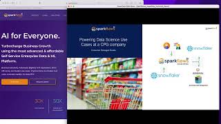Self-Service Business-driven AI Solutions using  Snowflake & Sparkflows.