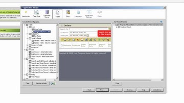 The Application Wizard - Iron Speed Designer V7.0