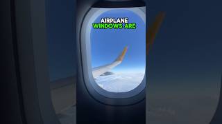 Why Airplane Windows Are Round ✈️ #shorts