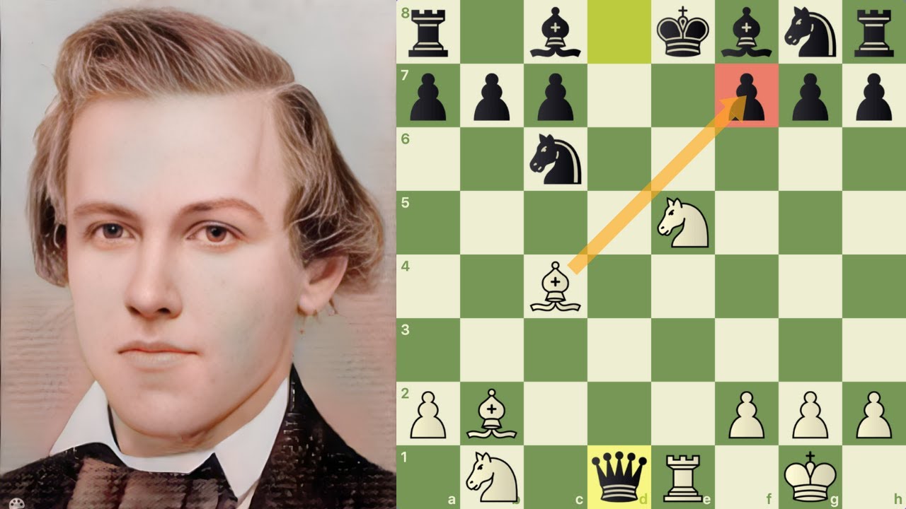 Paul Morphy faz mais uma imortal SEM A TORRE 