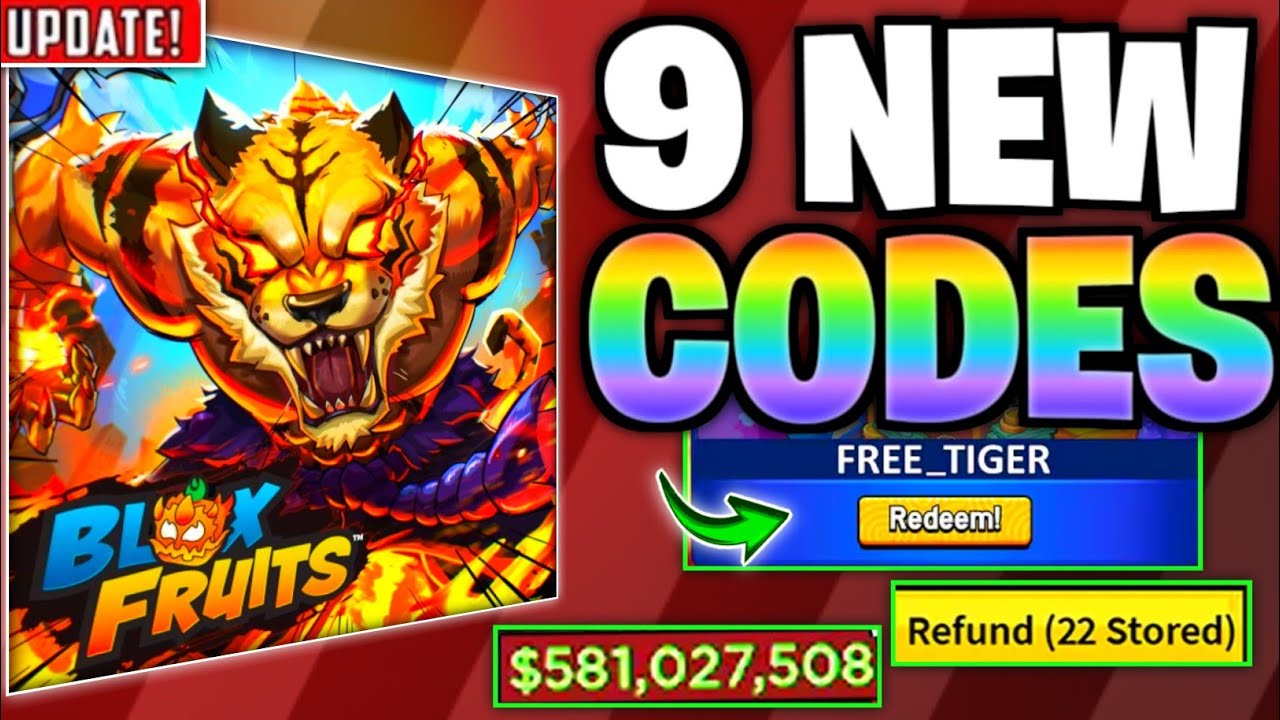 🎉NEW CODES!🎉 [💥TIGER UPD!💥] BLOX FRUITS CODES DECEMBER 2025 – CODES FOR ...
