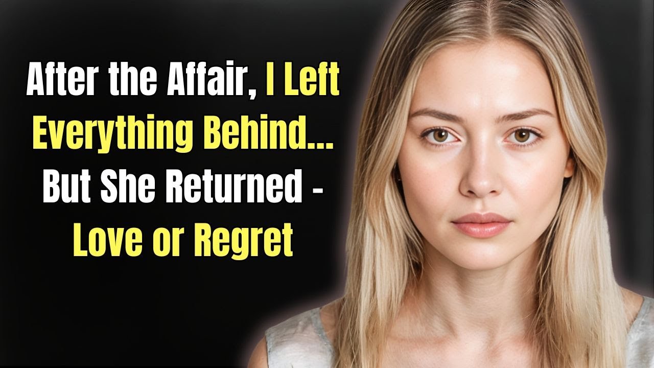 After the Affair, I Left Everything Behind, But She Returned, Love or