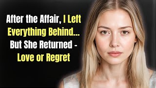 After the Affair, I Left Everything Behind, But She Returned, Love or Regret