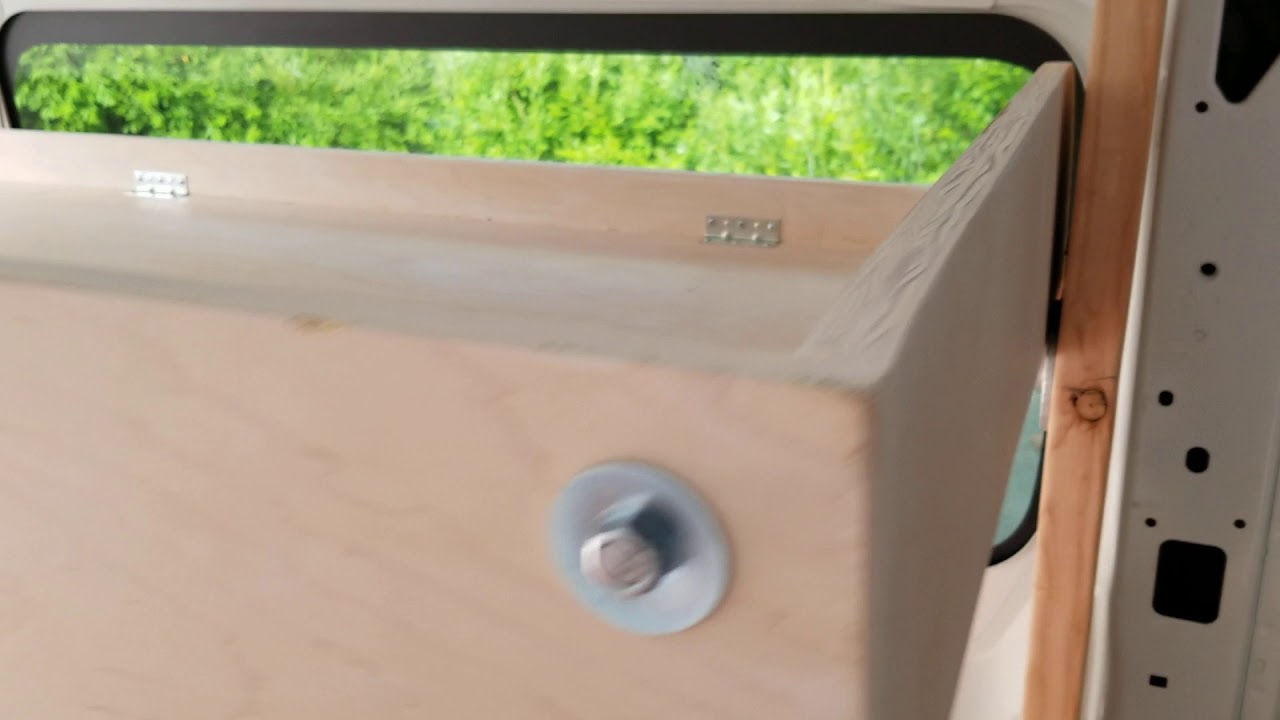 Innovative van Murphy bed install