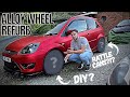 Alloy Wheel Refurb on my MK6 Fiesta ST150 | *DIY* | *RATTLE CANS* | **2K CLEAR**