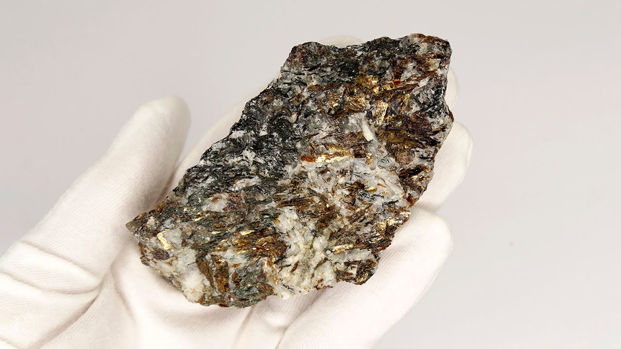 Rough astrophyllite stone (mineral specimen)