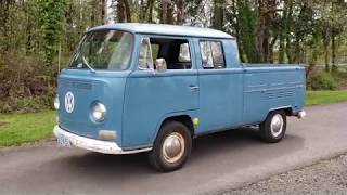 SOLD 1968 Volkswagen double cab bus,  Neptune blue screenshot 4
