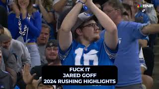 Jared Goff 2024 Rushing Highlights