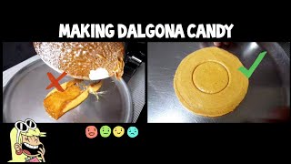 Squid game dalgona candy!!! Netflix dalgona candy challenge| Success and failure | Randys Time | screenshot 4