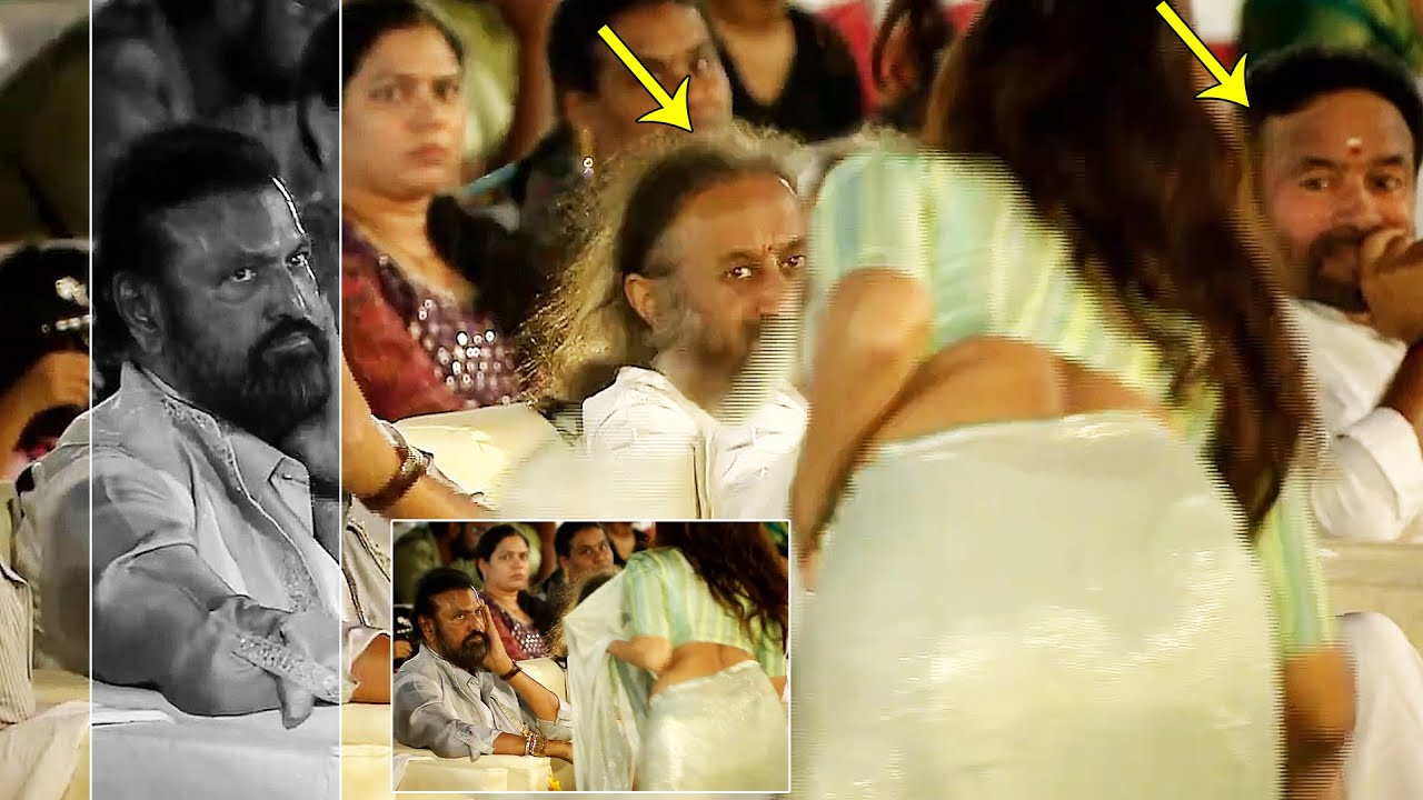 Gurudev Sri Sri Ravi Shankar And Kishan Reddy Reaction Towards Manchu Lakshmi | Mohan Babu | NB