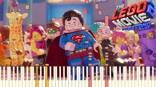 Catchy Song - The LEGO Movie 2: The Second Part | Piano Tutorial (Synthesia) chords