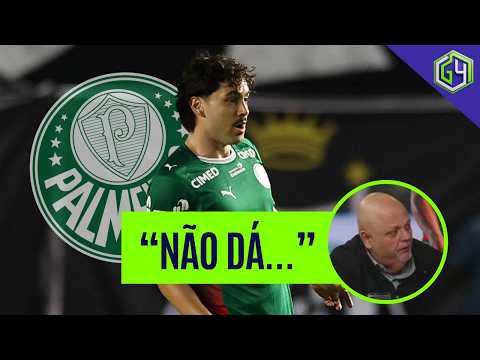 "Palmeiras missed three goals that they couldn't afford to miss," Vessoni assesses regarding Palm...