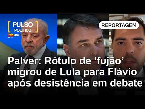 Palver: 'Coward' label shifts from Lula to Flávio Bolsonaro after debate dropout