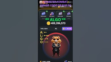 08 AUG I Hamster Kombat Daily Cipher Code GET 1M Coins | #hamsterkombat #hamsterkombatciphercode 🐹🔥