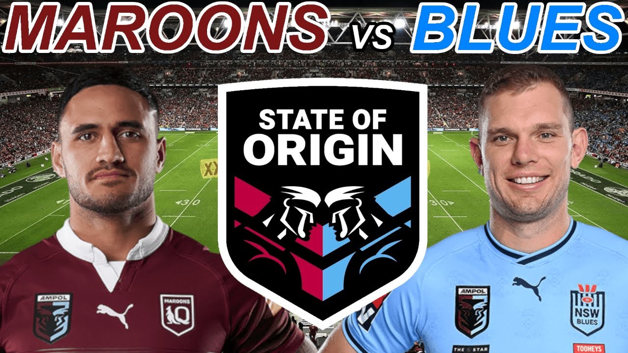 QUEENSLAND vs NEW SOUTH WALES State of Origin 2023 Live Commentary
