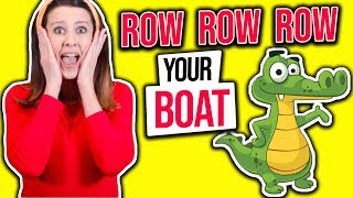 Row Row Row Your Boat Song Lyrics 7 verses Resimi