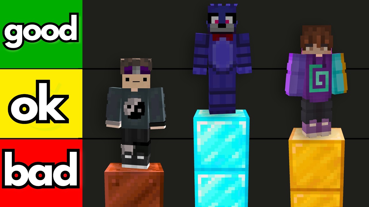 Are These Popular Minecraft Youtubers Actually Good? (Reloaded)