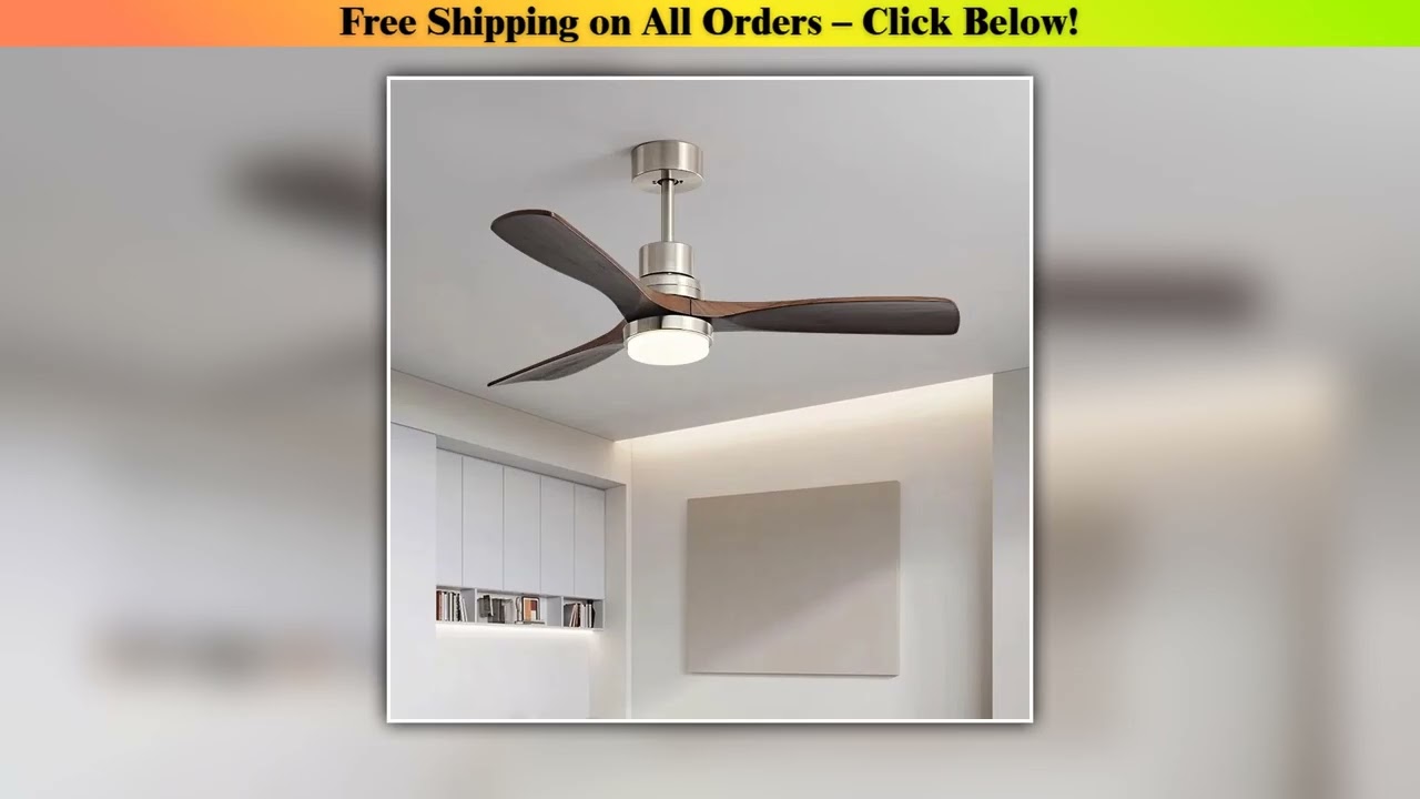 36 42 52 inch vintage pendant light with remote control, suitable for home living room dining room