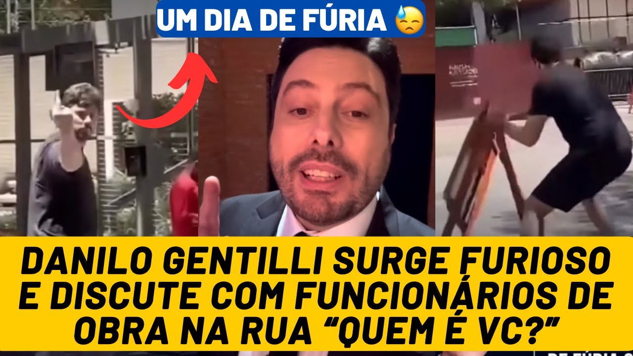 Danilo Gentilli surge FUR1OSO e BATE BOCA com funcionários que ...