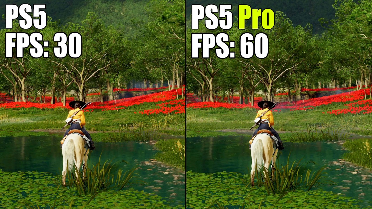 Ghost of Yotei на PS5 против PS5 Pro | Тест графики, FPS и технический обзор