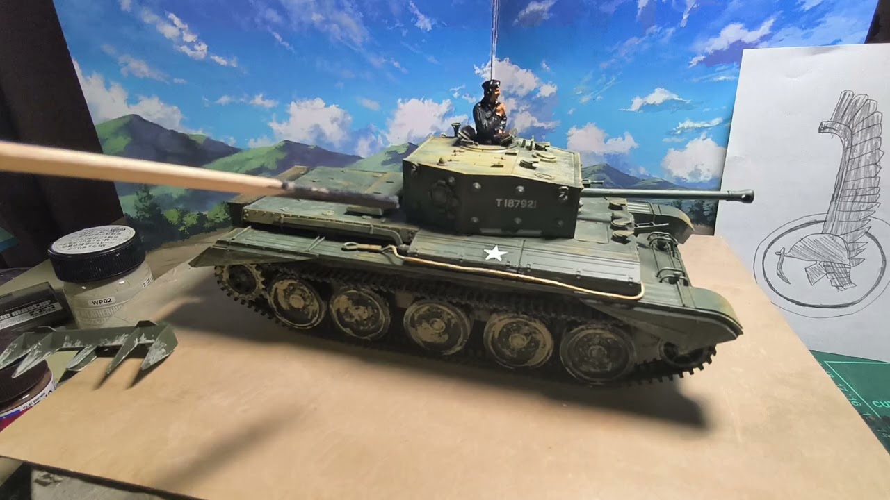 今年もご視聴いただきありがとうございます、1/35•クロムウェル巡航戦車が完成しました。