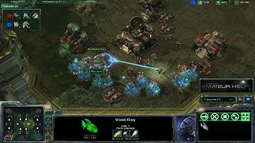 Starcraft 2 Amateur Hour - Void Rays, Thors, & Ghosts - 1 of 2